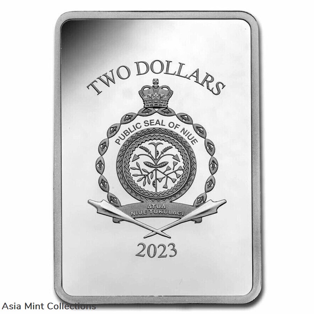coins ingots bullion 2023 niue 1 oz silver 2 marvel spider man poster coin