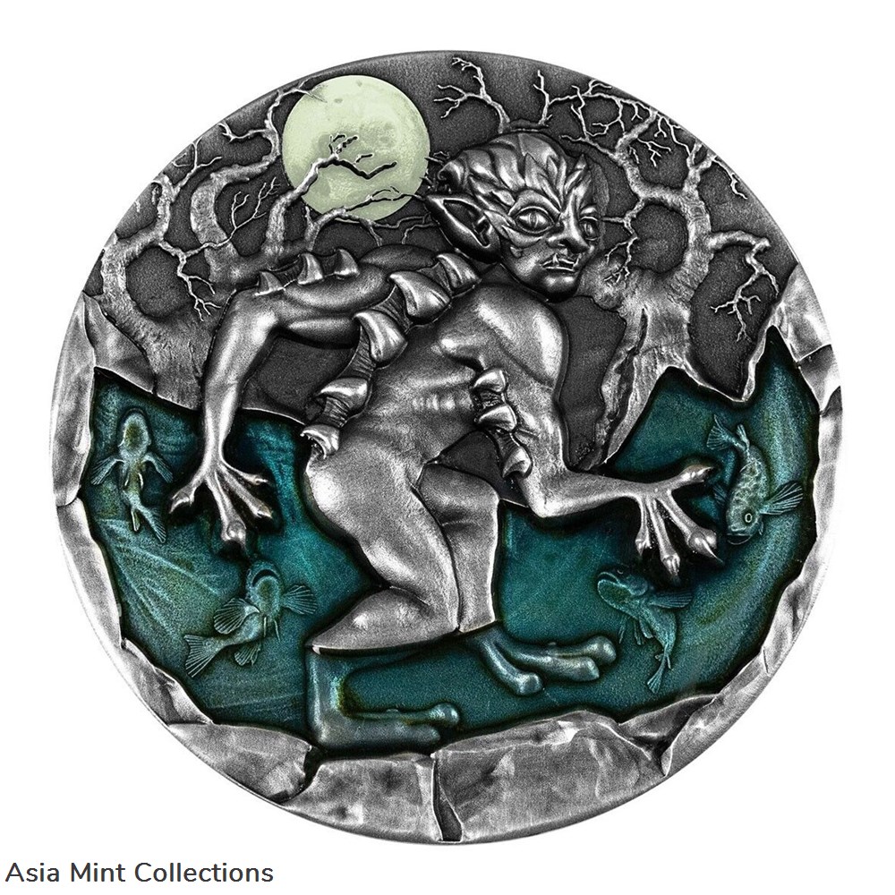 2022 - Drowner 2 oz Antique finish Silver Coin 5$ Niue coins ingots bullion 2022 drowner 2 oz antique finish silver coin 5 niue