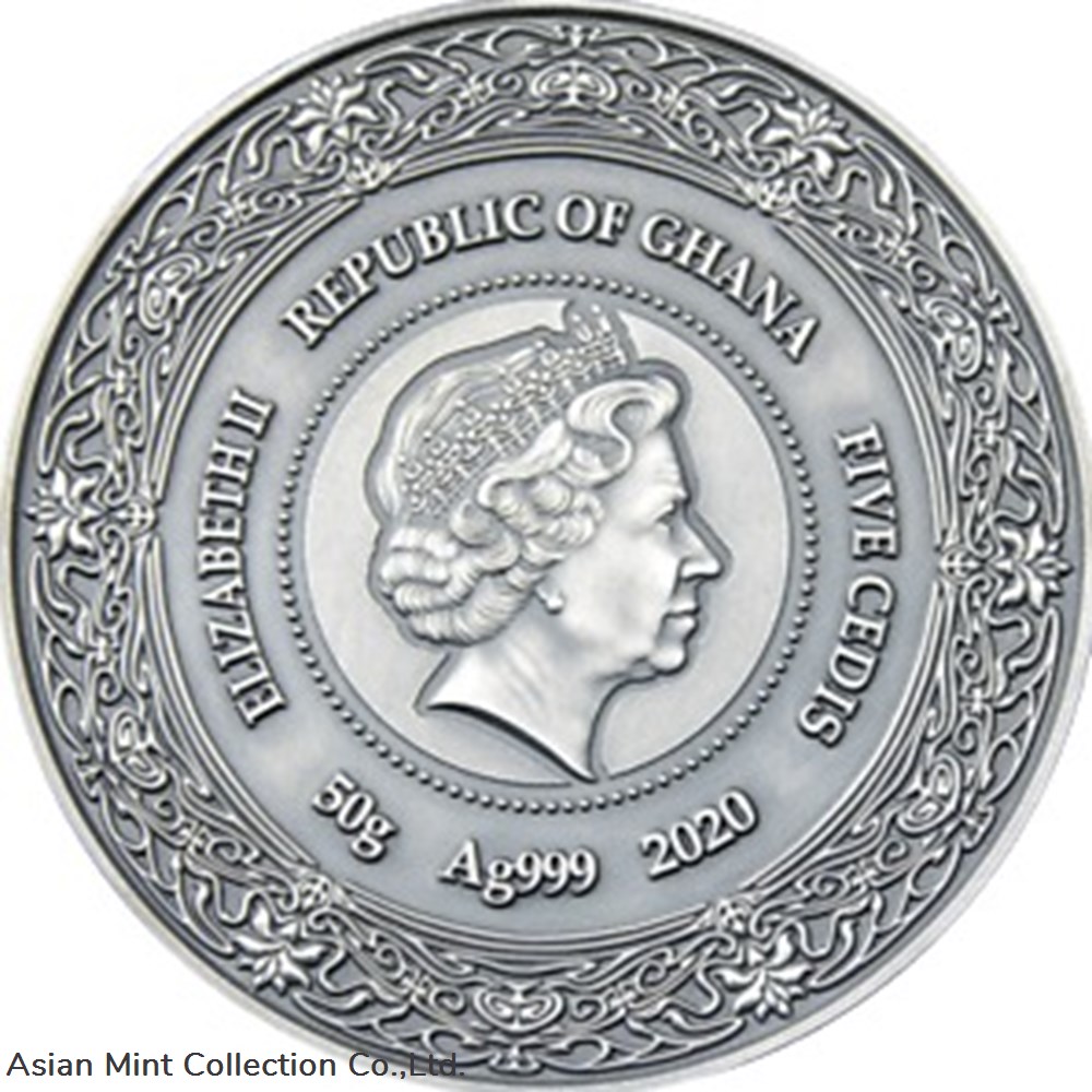 coins ingots bullion 2020 hygieia salus goddesses of health 50 g antique finish silver coin ghana