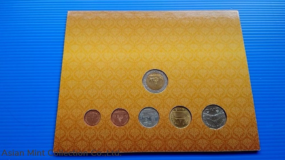 Circulation Coin panel complete set Thailand of The King's Rama 9, unused (6 coins) 3 circulation coin panel complete set thailand of the king s rama 9 unused 6 coins