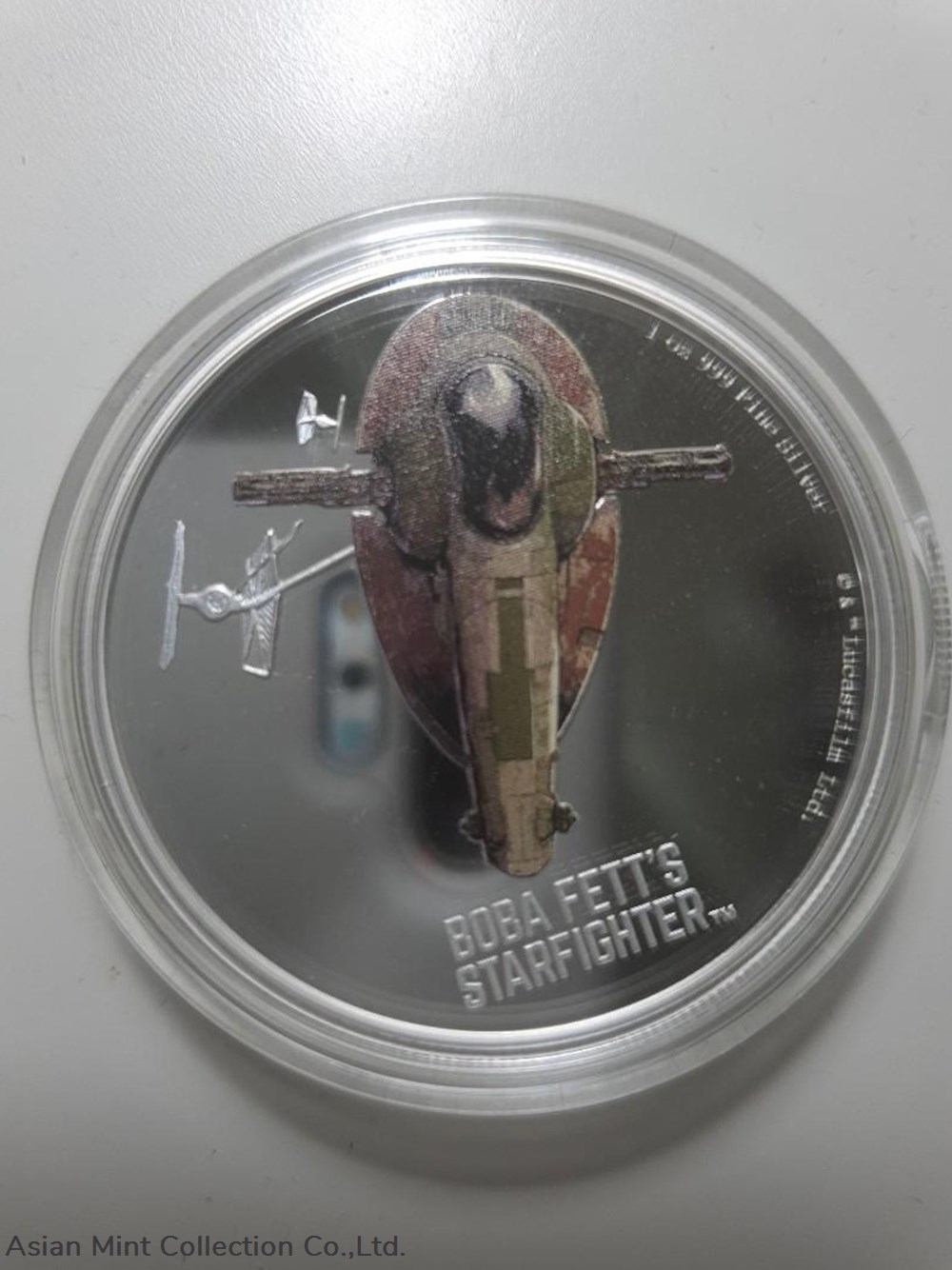 2022 Star Wars™: Boba Fett's Starfighter 1oz Silver $2 Niue Coin coins ingots bullion 2022 star wars boba fett s starfighter 1oz silver 2 niue coin