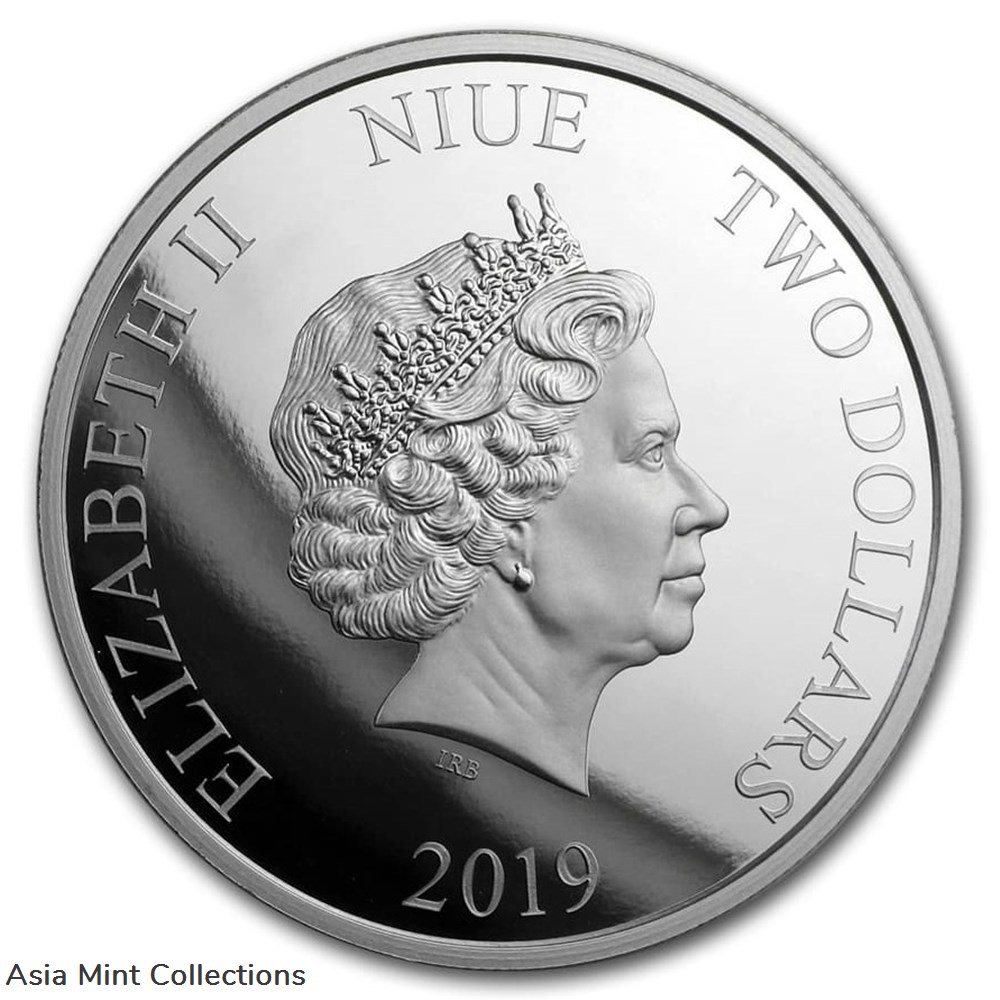 2019 Niue 1 oz Silver $2 Star Wars The Rise of Skywalker: Rey 2 coins ingots bullion coin 2019 niue 1 oz silver 2 star wars the rise of skywalker rey