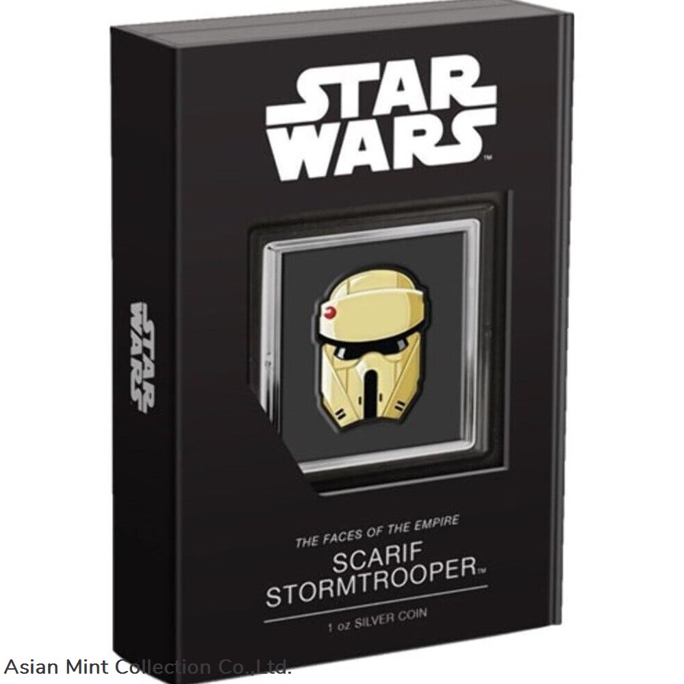 2022 Niue The Faces of the Empire Scarif Stormtrooper 1oz Silver Coin 5 coins ingots bullion ingot 2022 niue the faces of the empire scarif stormtrooper 1oz silver coin