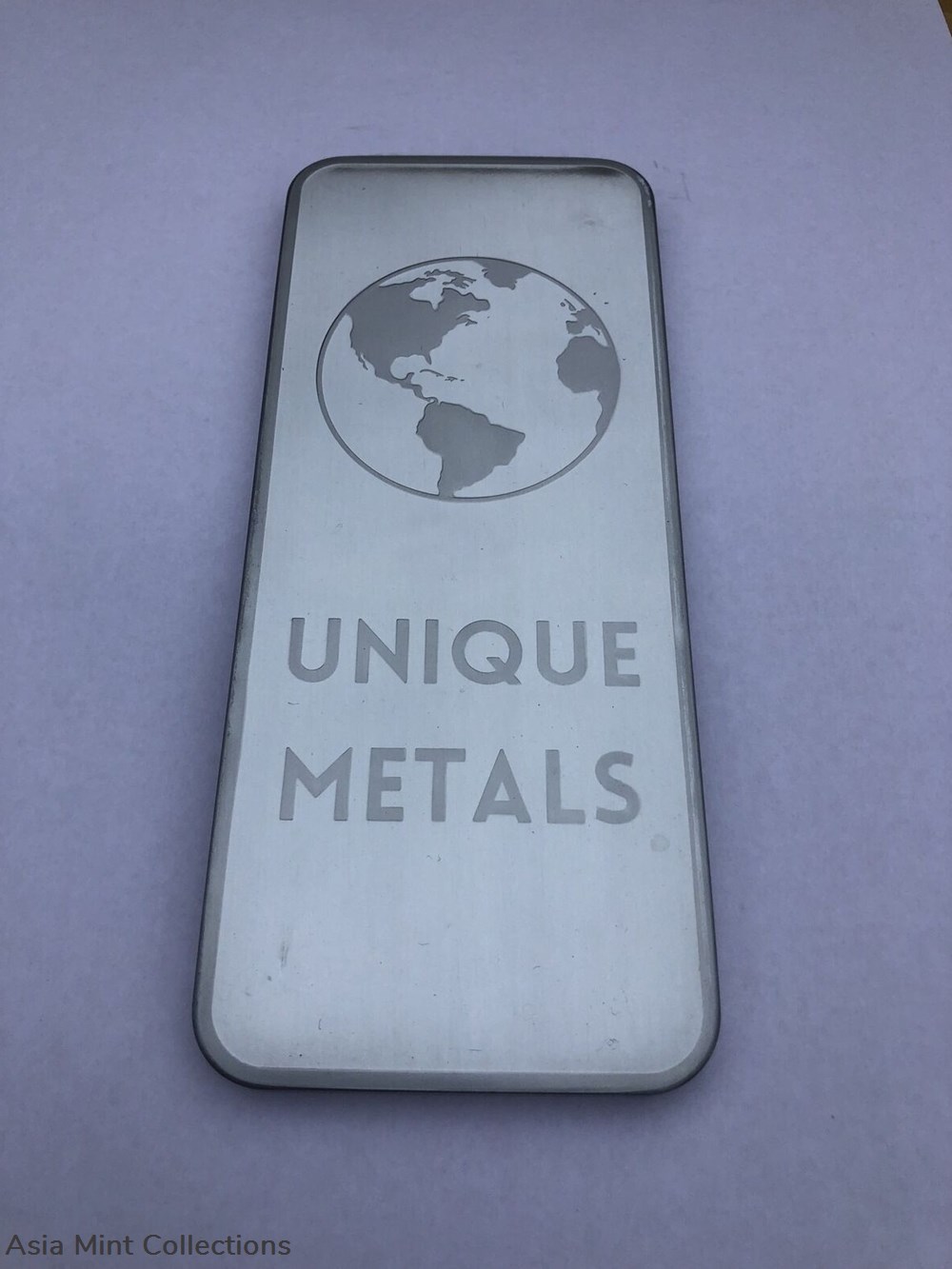 1 (One) Pound .999 Zinc Bullion Bar By Unique Metals 4 coins ingots 1 one pound 999 zinc bullion bar by unique metals