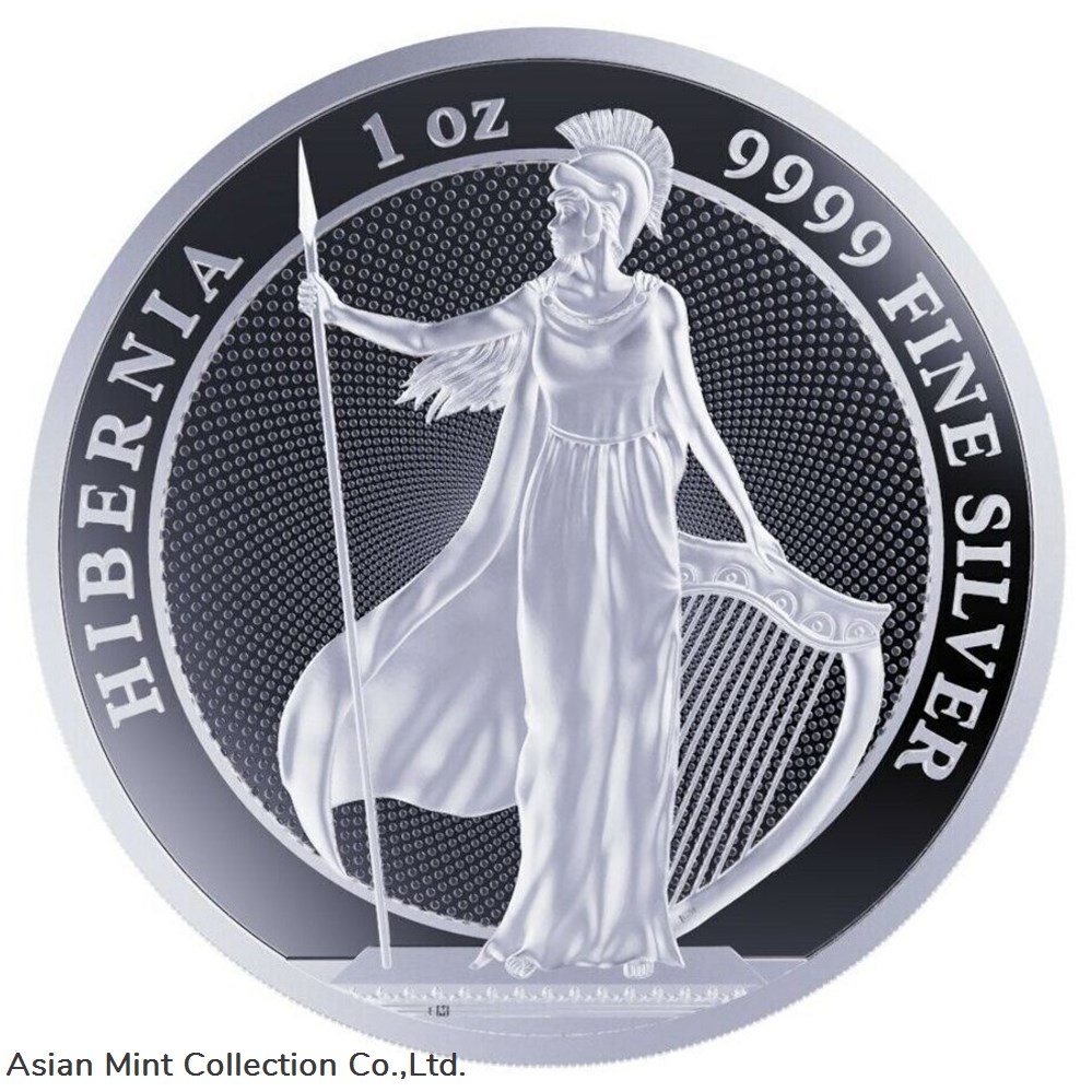 coins ingots bullion 2022 tokelau hibernia 1oz silver bu coin