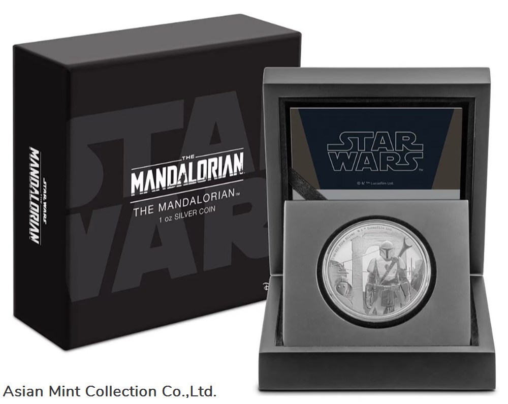 coins ingots bullion 2021 official star wars the mandalorian classic proof silver coin