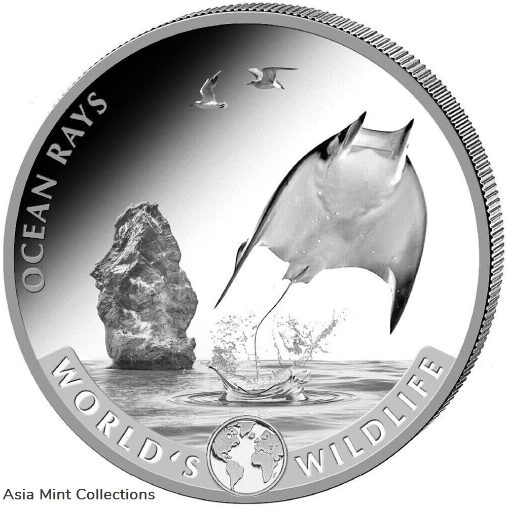 2023 - Rays Congo Worlds' Wildlife (5th) 1 oz 999 Silver ST coins ingots bullion coin 2023 rays congo worlds wildlife 5th 1 oz 999 silver st