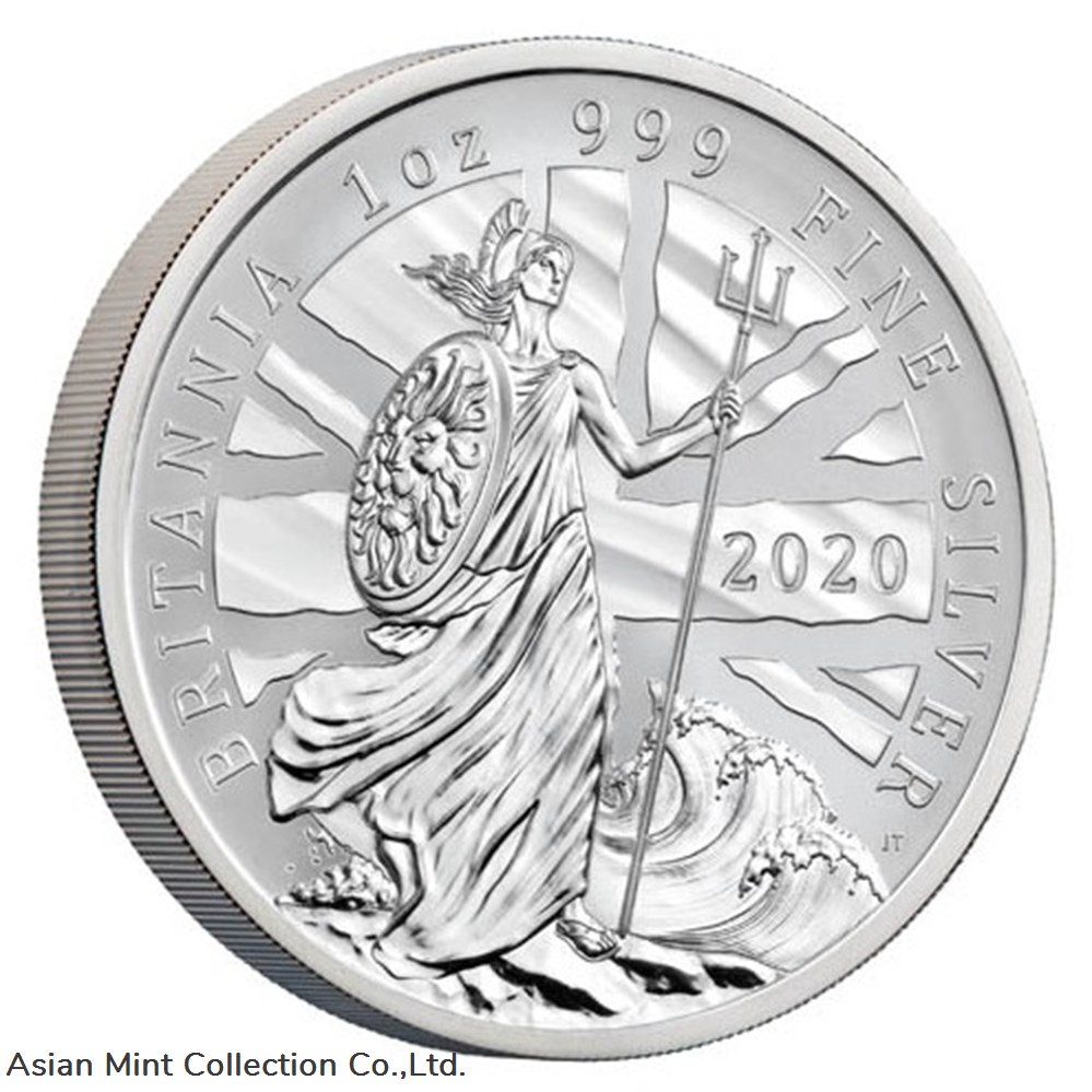 coins 2020 united kingdom silver britannia core range 2 coin set proof and reverse proof 2 oz