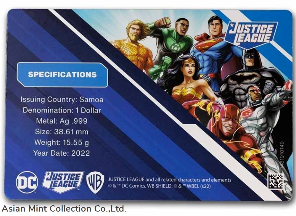 2022 - Samoa Justice League DC comics Superman vs Darkseid 1/2 oz .999 silver 3 coins ingots bullion coin 2022 samoa justice league dc comics superman vs darkseid 1 2 oz 999 silver