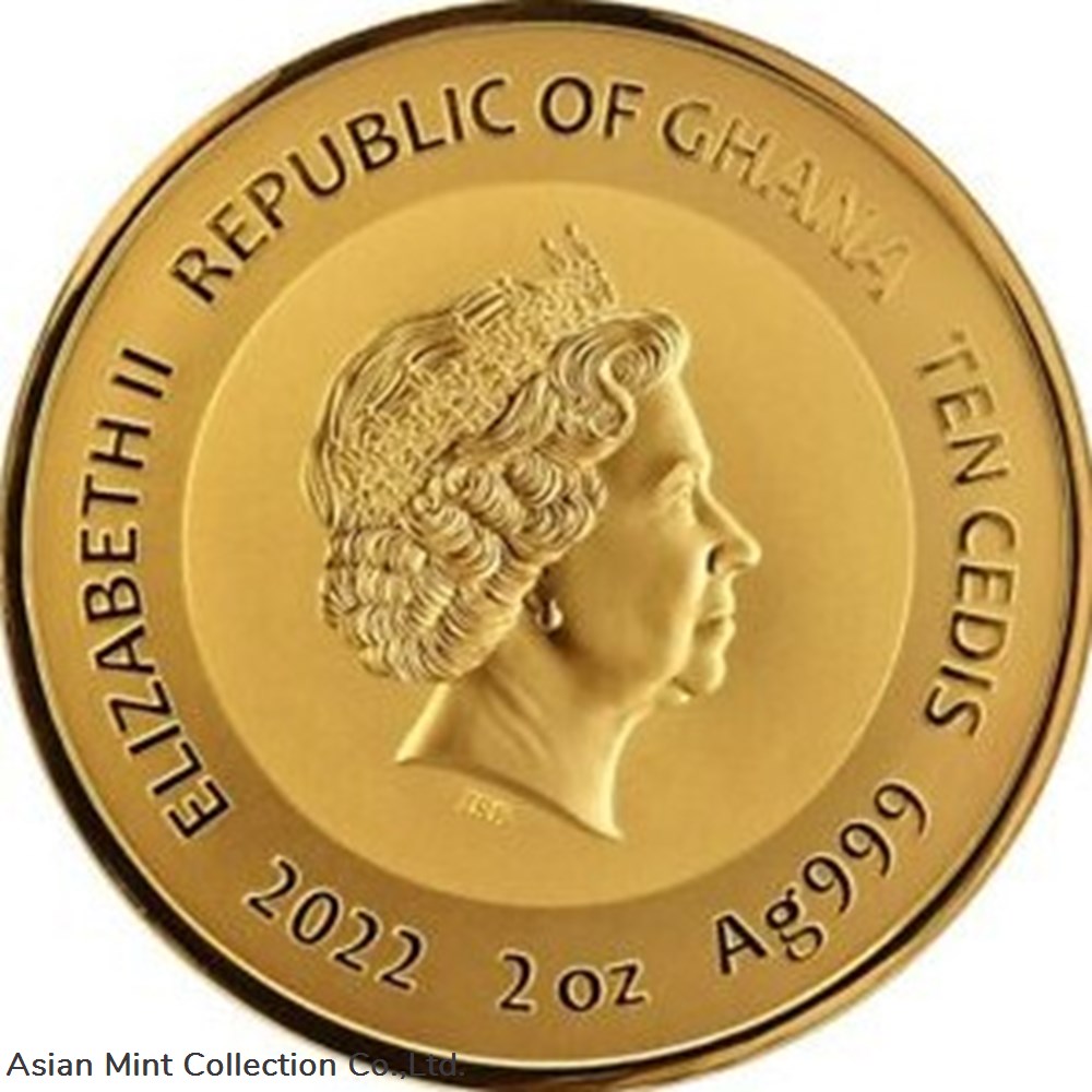 2022 - The Scream 2 oz Proof-like Silver Coin 10 Cedis Republic of Ghana 2 coins ingots bullion 2022 the scream 2 oz proof like silver coin 10 cedis republic of ghana