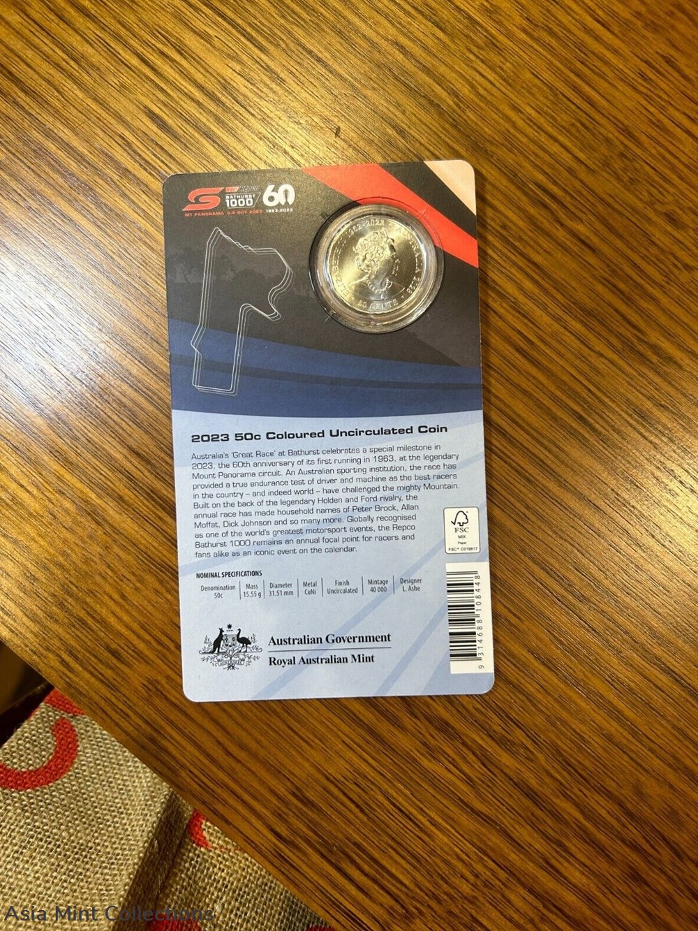 2023 50c - 60th Anniversary of Bathurst and AC/DC 50th Anniversary Coins - UNC 3 minerals meteorites nickeline 2023 50c 60th anniversary of bathurst and ac dc 50th anniversary coins unc