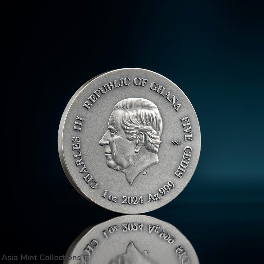 coins ingots bullion 2024 kraken life quotes 1 oz antique finish silver coin 5 cedis ghana