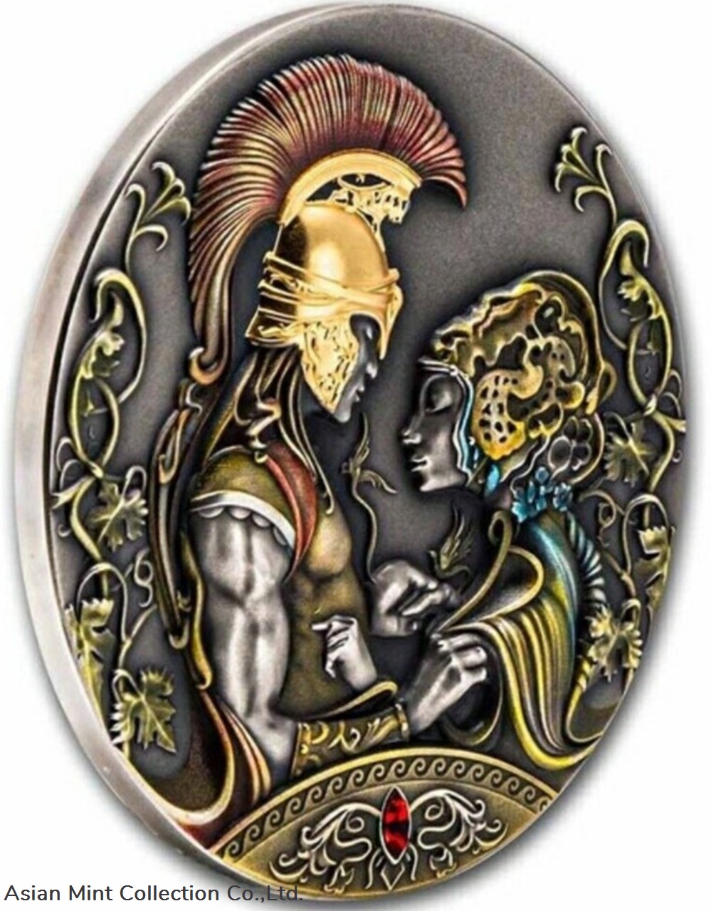 coins ingots bullion 2022 medea and jason s love myths of love 2 oz antique finish silver coin