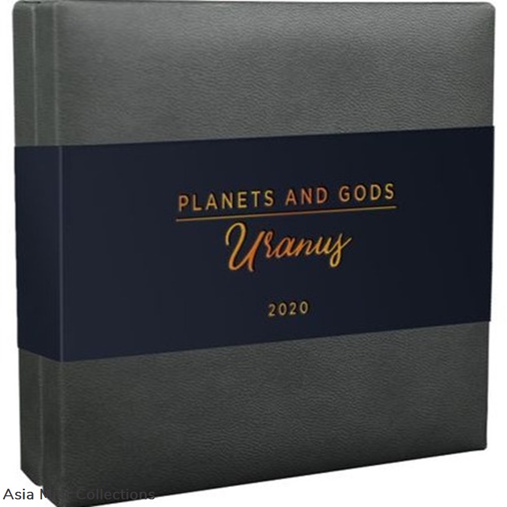 2020 - Uranus Planets and Gods 3 oz Antique finish Silver Coin CFA Cameroon 5 coins ingots bullion 2020 uranus planets and gods 3 oz antique finish silver coin cfa cameroon