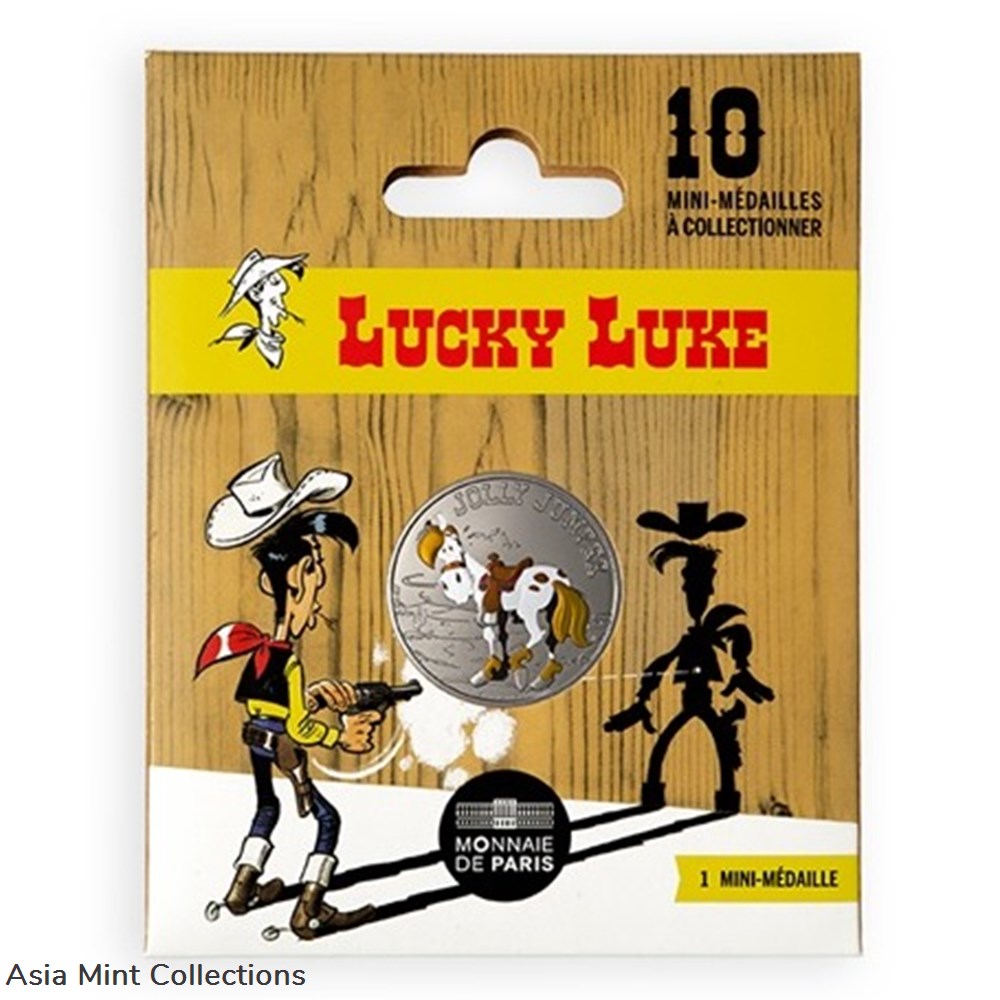2021 - Monnaie De Paris Memory token Lucky Luke - Jolly Jumper coins ingots bullion copper coin 2021 monnaie de paris memory token lucky luke jolly jumper