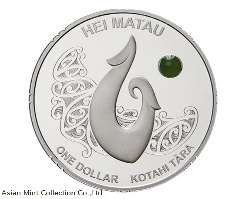 2012 - 1 OZ Silver Proof Coin - Maori Art Hei Matau - New Zealand coins ingots bullion 2012 1 oz silver proof coin maori art hei matau new zealand