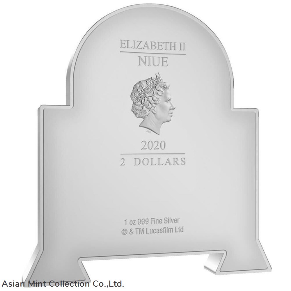 coins ingots bullion ingot 2020 star wars r2d2 chibi coin silver 1oz niue