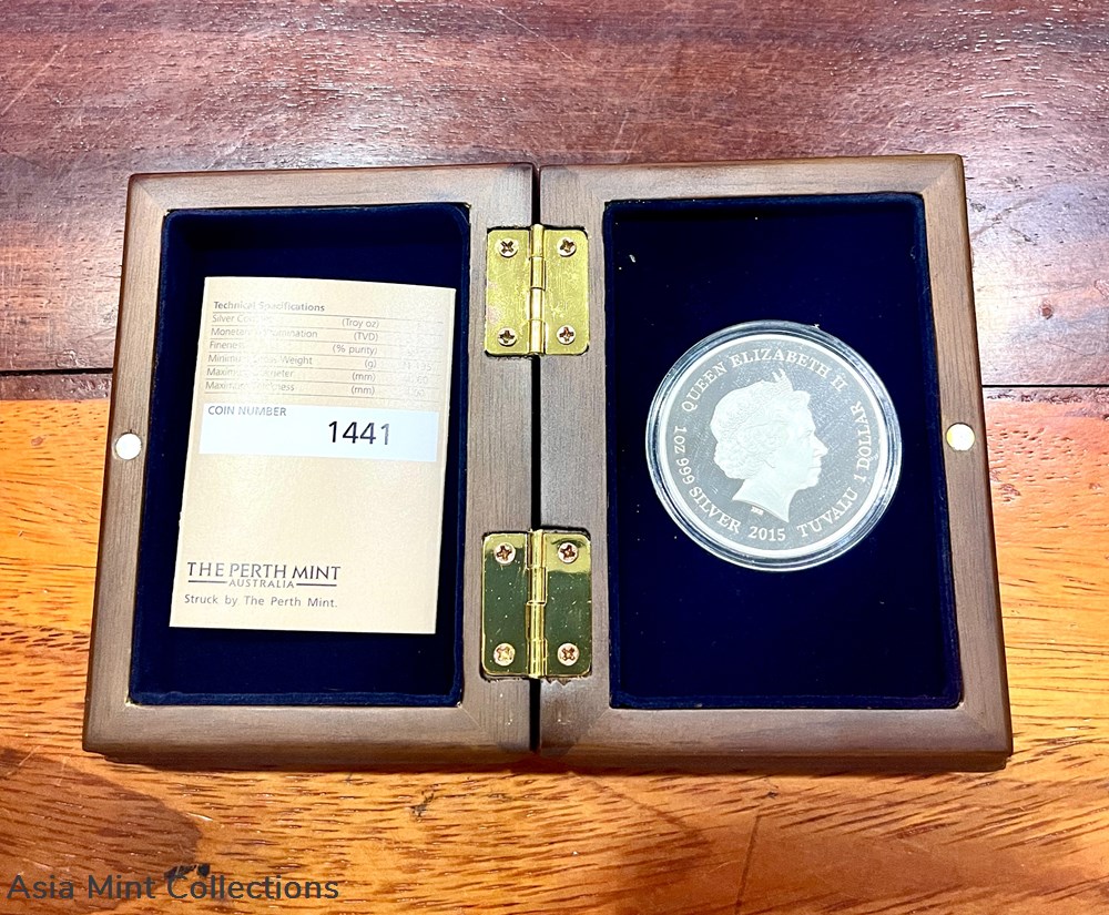 2015 Tuvalu $1 Famaous Shin That Never Sailed Silver Proof Coin - 1oz 2 coins ingots bullion 2015 tuvalu 1 famaous shin that never sailed silver proof coin 1oz