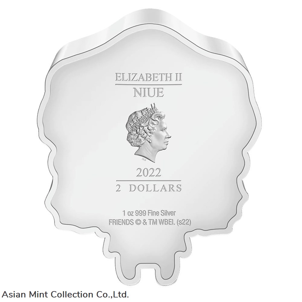 2022 Niue Friends Monica Geller 1oz Silver Chibi Coin 3 coins ingots bullion ingot 2022 niue friends monica geller 1oz silver chibi coin