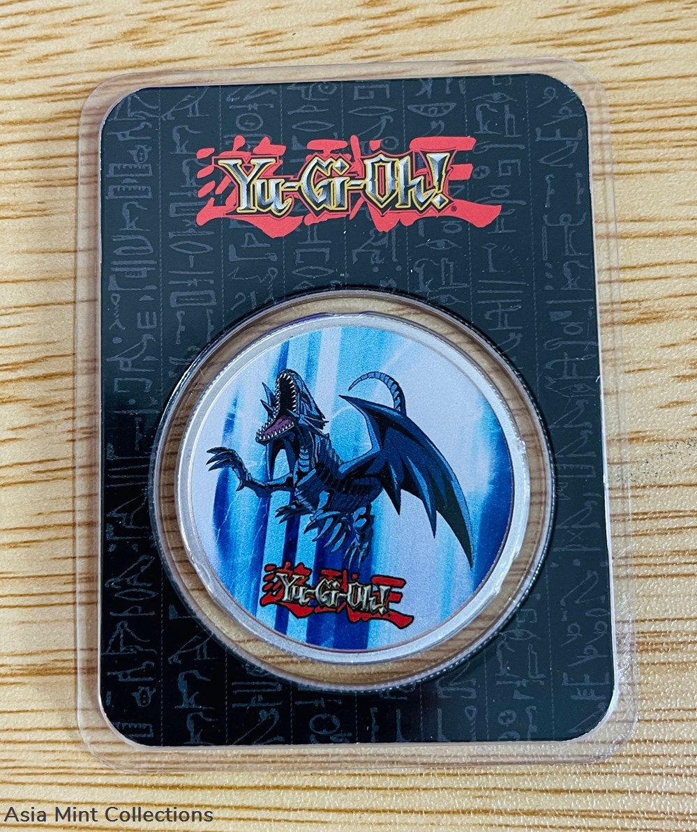 2022 Niue 1 oz Color Ag Yu-Gi-Oh! - Blue-Eyes White Dragon "see pictures" coins ingots bullion silver coin 2022 niue 1 oz color ag yu gi oh blue eyes white dragon see pictures