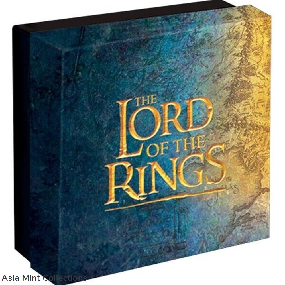 2022 - Lord of the Rings 2 oz Antique finish Silver Coin 10$ Cook Islands 6 coins ingots bullion 2022 lord of the rings 2 oz antique finish silver coin 10 cook islands