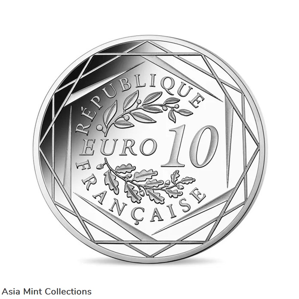2020 - 10 euro France silver – Charles de Gaulle 2 coins ingots bullion coin 2020 10 euro france silver charles de gaulle