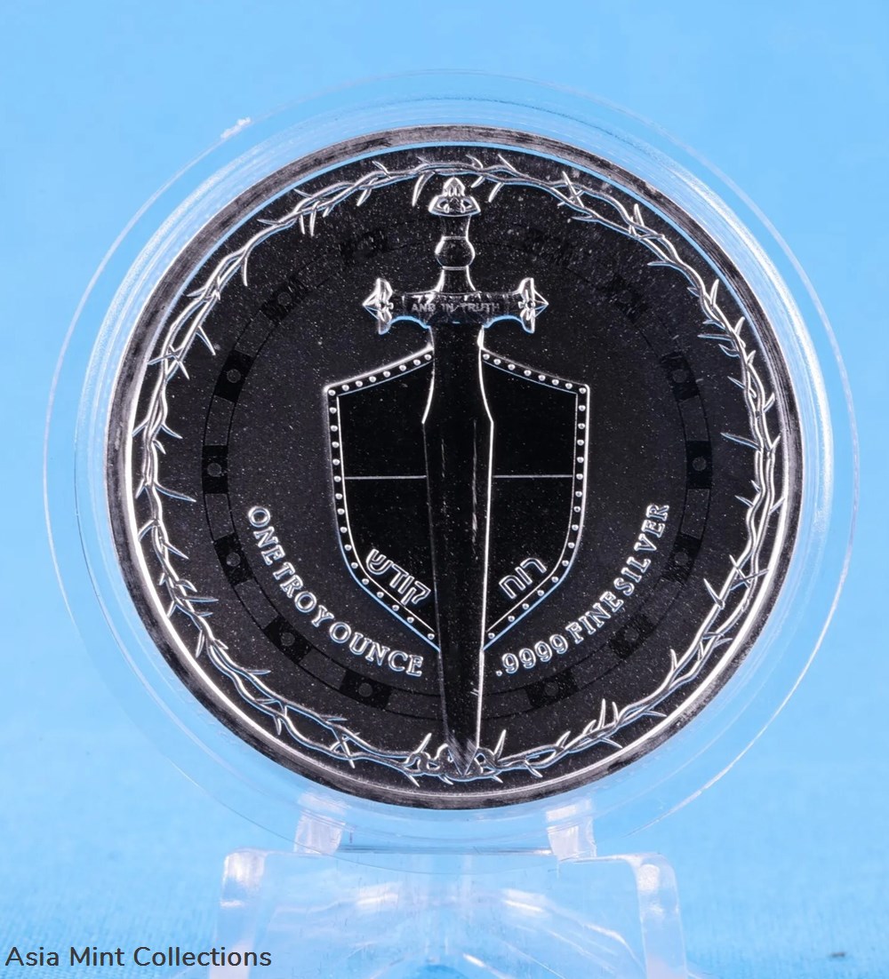 coins ingots bullion coin 2023 sword of truth 1oz silver 9999 niue 2 st bu truth series