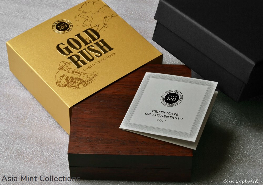 2021 - Gold Rush 50g Antique finish Silver Coin 2000 Francs CFA Cameroon 5 coins ingots bullion 2021 gold rush 50g antique finish silver coin 2000 francs cfa cameroon