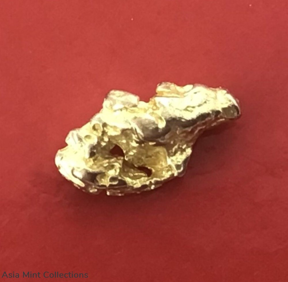 0.38 grams Natural Native Australian Solid High Quality Alluvial Gold Nugget 2 minerals meteorites 0 38 grams natural native australian solid high quality alluvial gold nugget