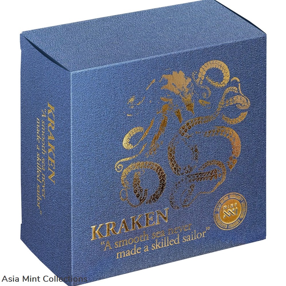 coins ingots bullion 2024 kraken life quotes 1 oz antique finish silver coin 5 cedis ghana