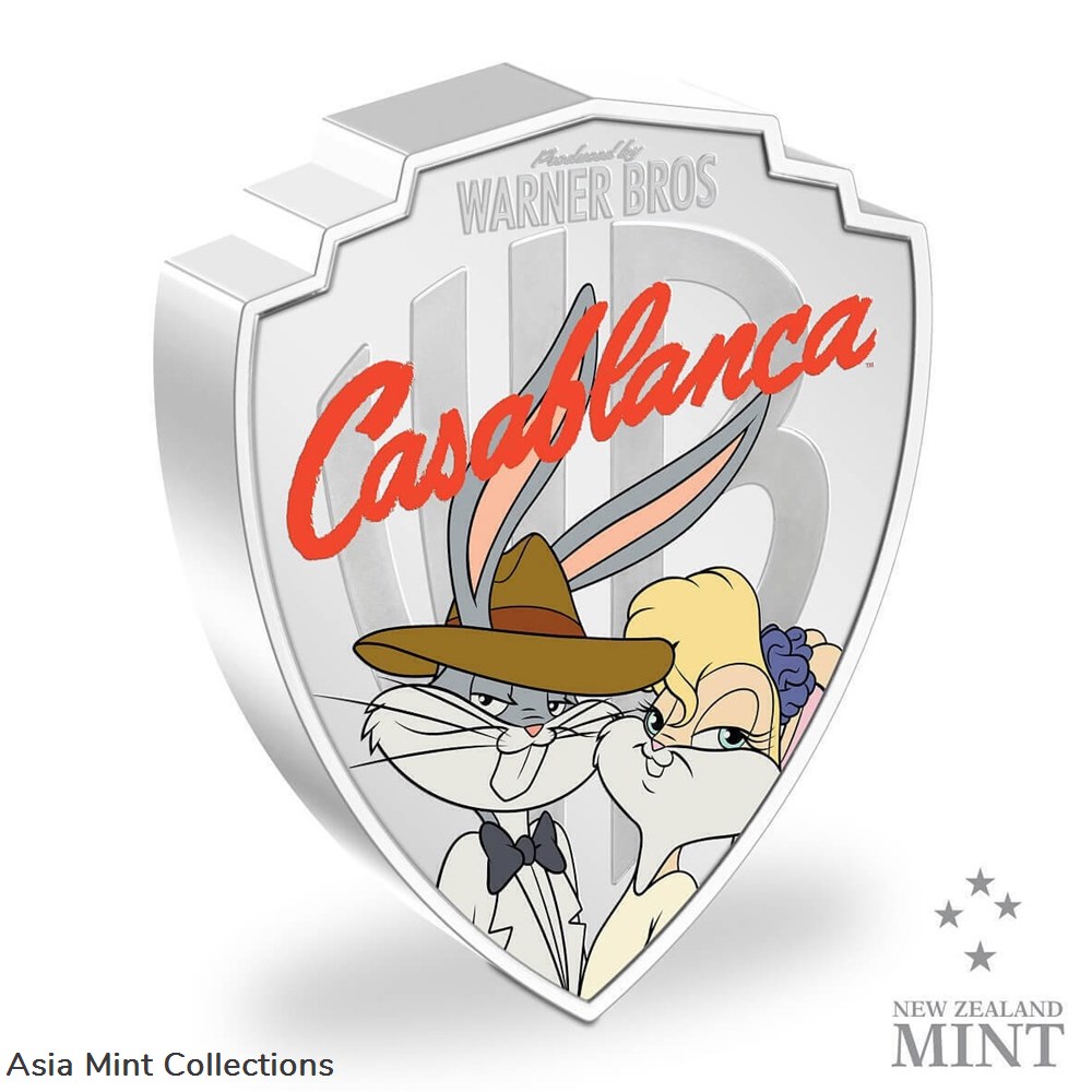 2023 Niue Warner Bros. Looney Tunes Mashups Casablanca 2oz Silver Proof Coin 2 coins ingots bullion 2023 niue warner bros looney tunes mashups casablanca 2oz silver proof coin