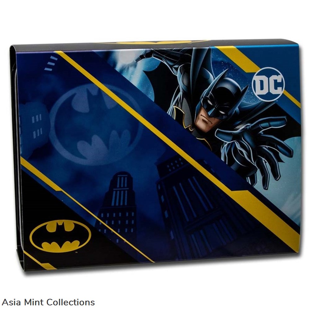 coins ingots bullion 2022 samoa 1 batman batarng special shaped colorized 1oz silver proof coin