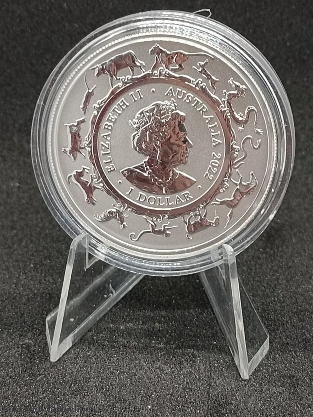 2022 - AUSTRALIA 1 $ YEAR OF THE TIGER 1 OZ. SILVER .999 LUNAR RAM coins ingots bullion coin 2022 australia 1 year of the tiger 1 oz silver 999 lunar ram