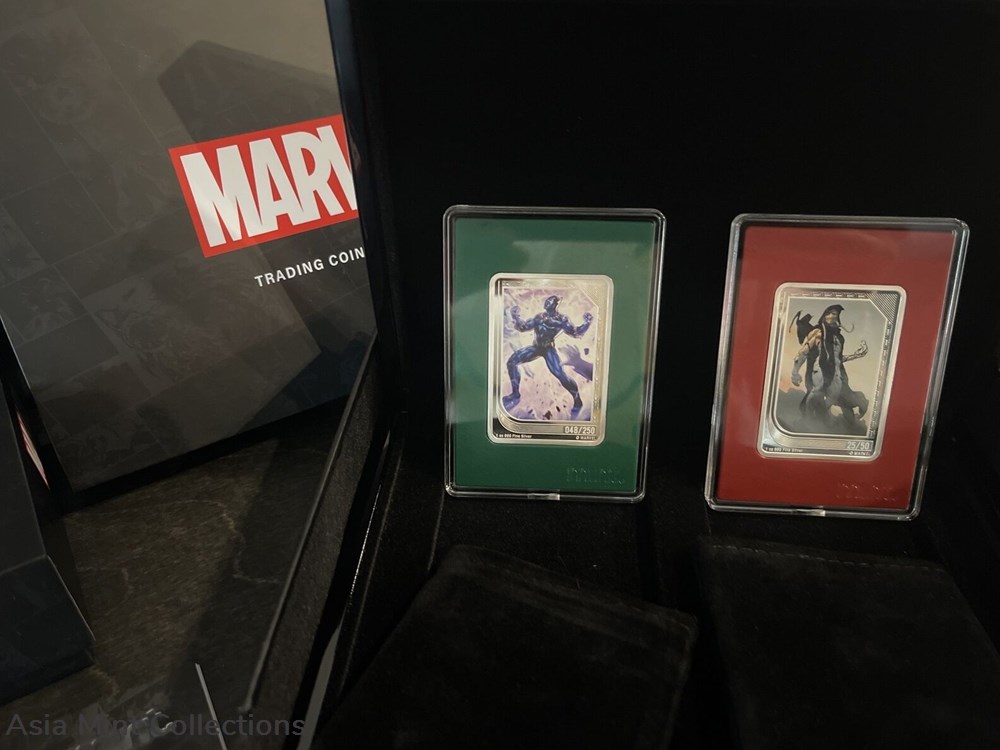 2023 MARVEL Mint Trading GORR 25/50 and BLACK PANTHER 48/250 Killer Combo!! 2 coins ingots bullion silver coin 2023 marvel mint trading gorr 25 50 and black panther 48 250 killer combo