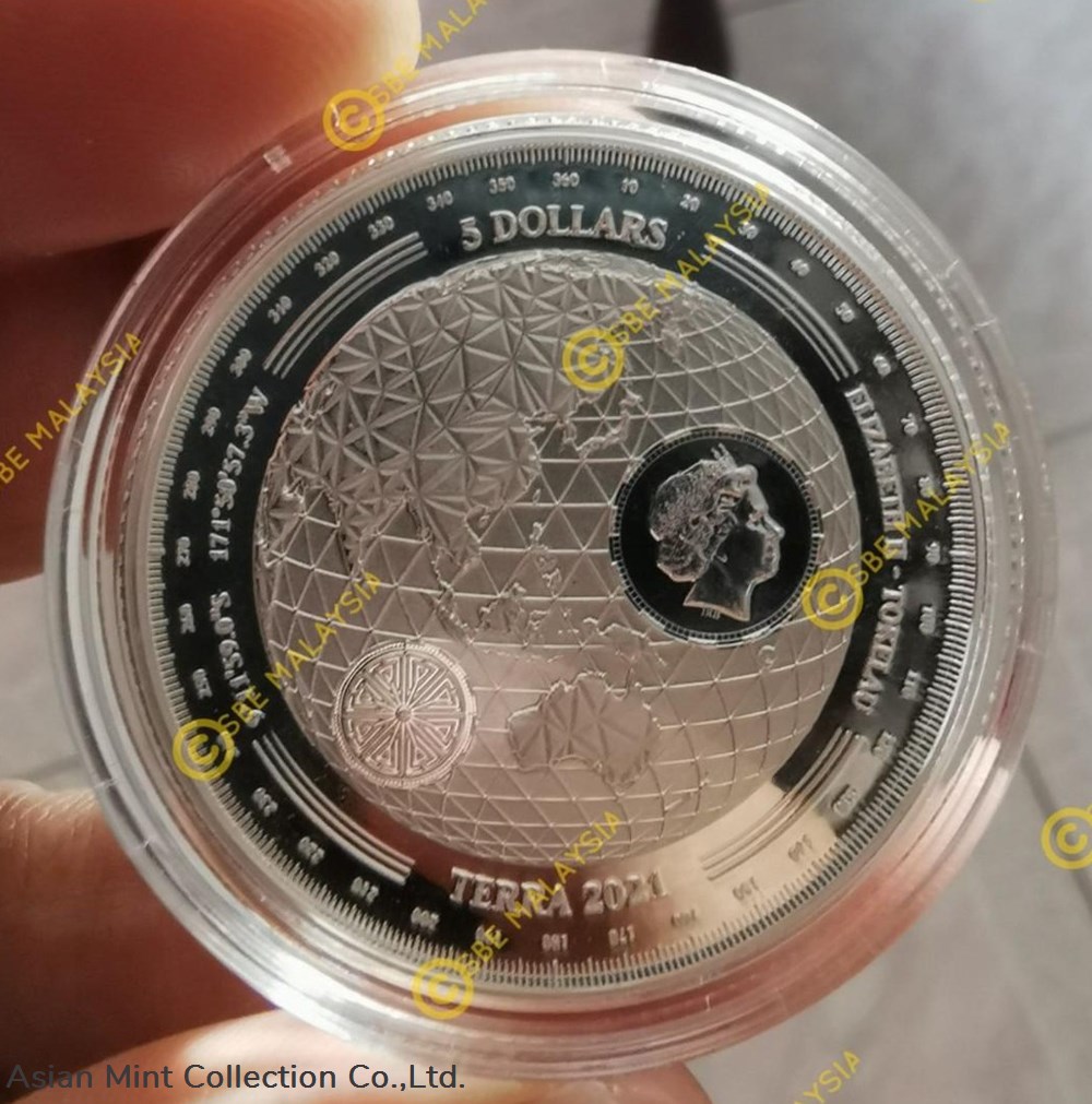2021 Tokelau Terra Proof Silver Coin : Silver (AG)(1 Troy Oz) Metal Purity: 99.9 coins 2021 tokelau terra proof silver coin silver ag 1 troy oz metal purity 99 9