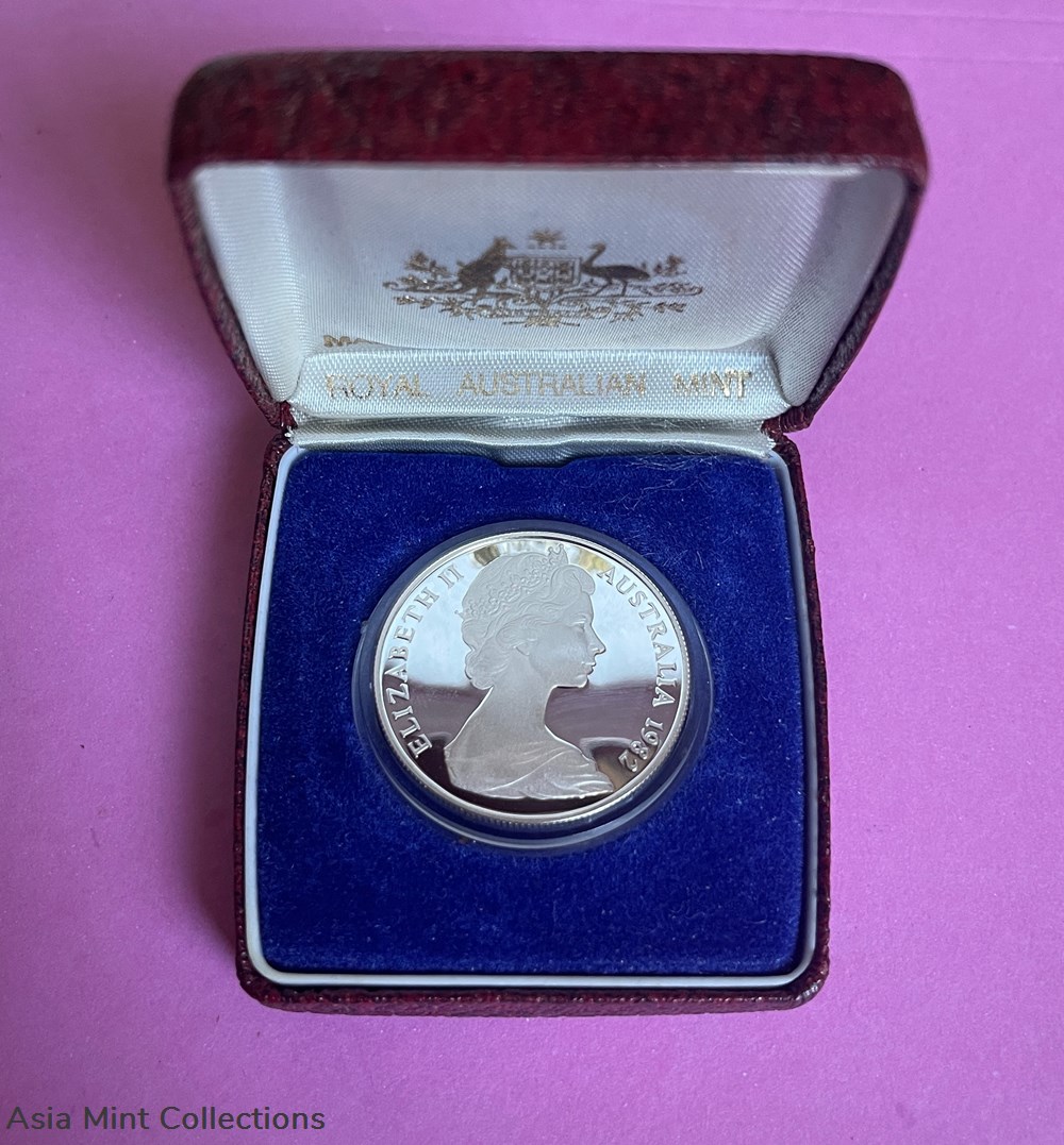 1982 $10 Commonwealth Games PROOF SILVER Coin. Royal Australian Mint 3 coins ingots bullion 1982 10 commonwealth games proof silver coin royal australian mint