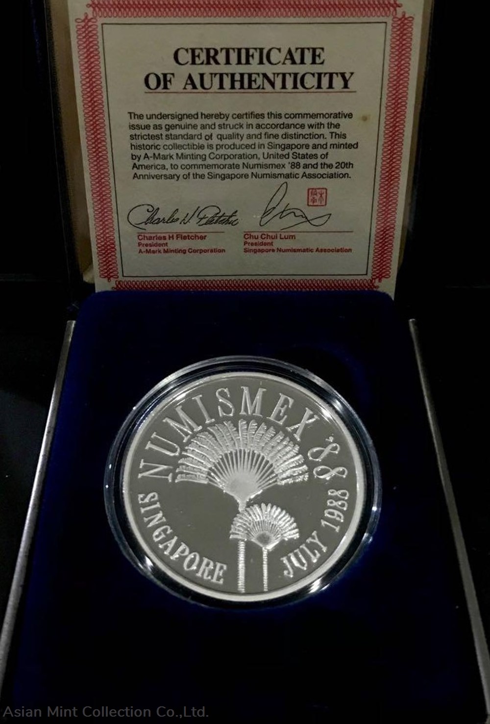 1988 20th Anniversary Of SNA,Silver Medal,UNC 2 coins 1988 20th anniversary of sna silver medal unc