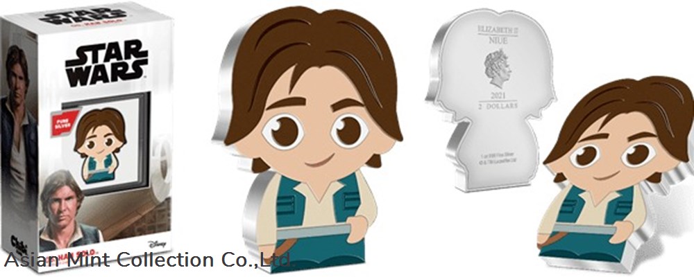 coins ingots bullion ingot 2021 han solo star wars chibi 1 oz silver coin