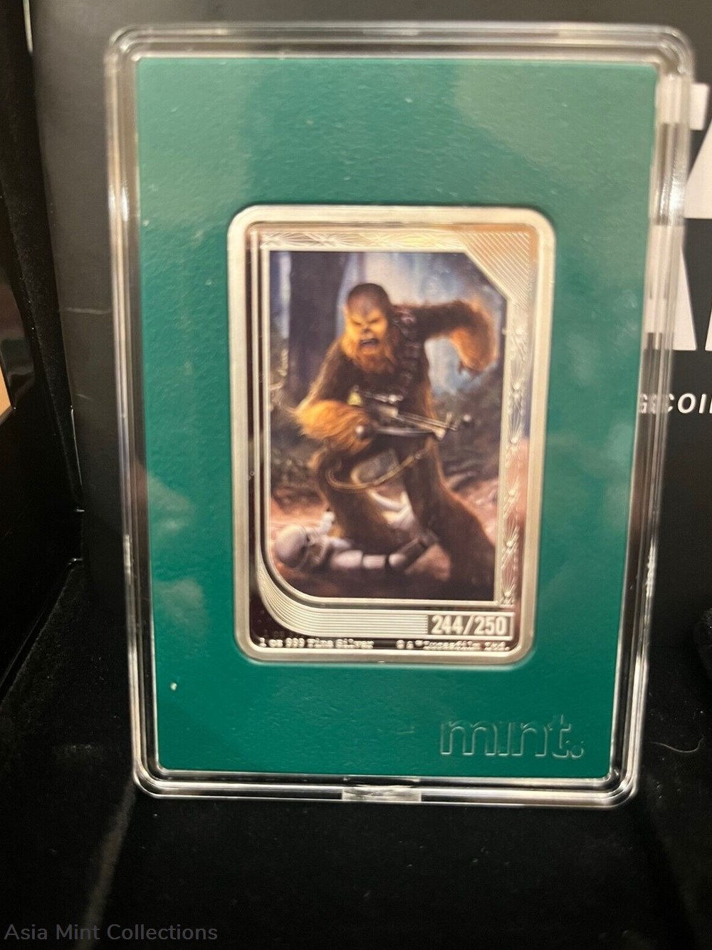 2023 Niue Star Wars Mint Trading Coins Chewbacca 244/250 figurines cinema 2023 niue star wars mint trading coins chewbacca 244 250