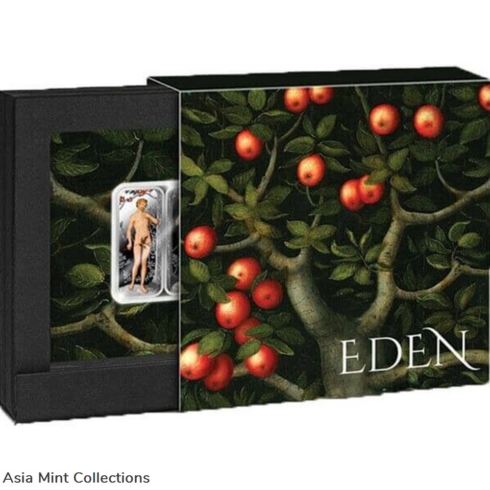 2018 - Eden Proof Silver Set 2 x 500 Francs Cameroon 3 coins ingots bullion coin 2018 eden proof silver set 2 x 500 francs cameroon