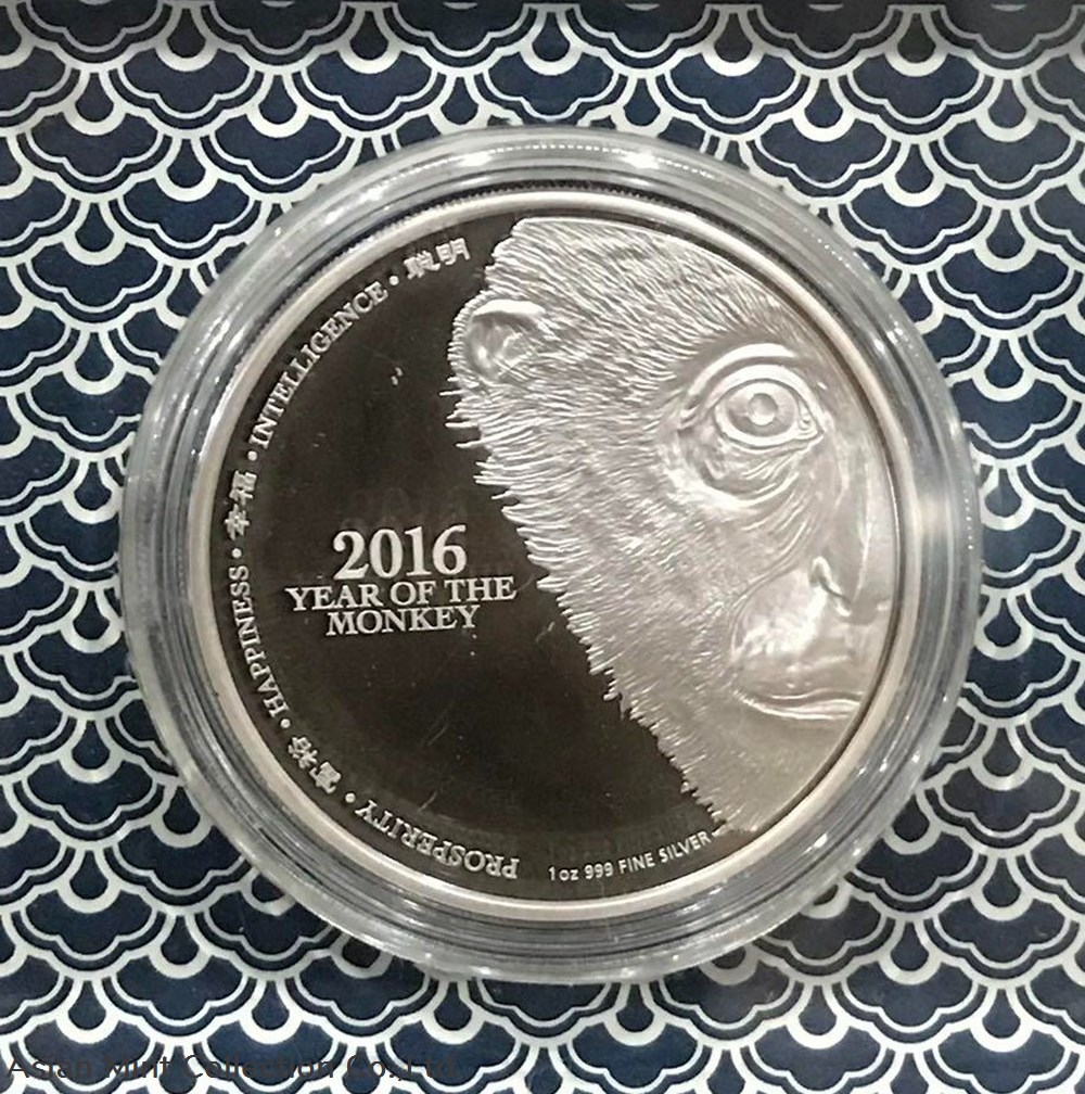 2016, 1 oz Silver Coin@ Year Of The Monkey coins ingots bullion 2016 1 oz silver coin year of the monkey