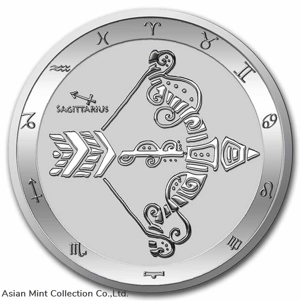 coins ingots bullion coin 2022 tokelau 1 oz 999 silver 5 zodiac series sagittarius in capsule