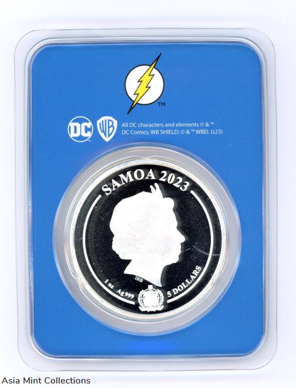 2023 - DC Comics™ Flash™ 1oz Silver Coin Color 999 Samoa ST/BU 4 coins ingots bullion 2023 dc comics flash 1oz silver coin color 999 samoa st bu