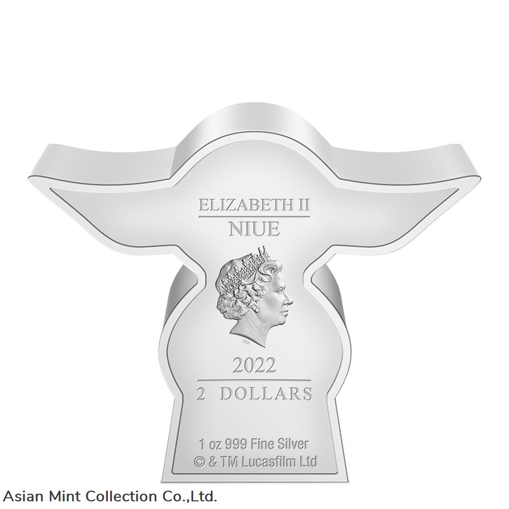 2022 - Star Wars™ – Yoda™ 1oz Silver Chibi® Coin 2 coins ingots bullion 2022 star wars yoda 1oz silver chibi coin