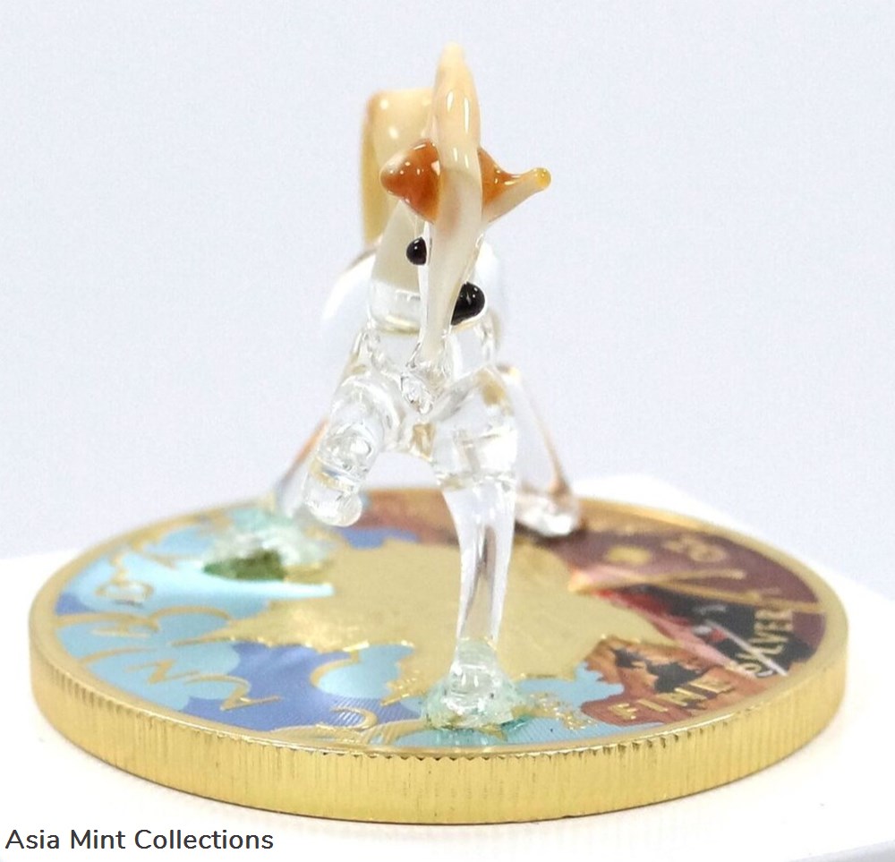 2022 - 1 Oz Silver Coin $5 Canada Maple Leaf Murano Glass Mustang Horse Handmade 3 coins ingots bullion 2022 1 oz silver coin 5 canada maple leaf murano glass mustang horse handmade