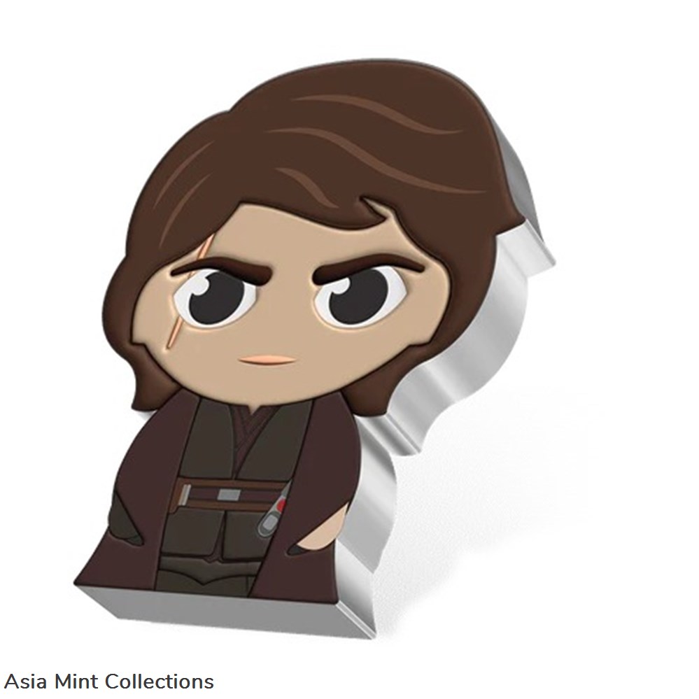 2023 - Niue Star Wars™ Anakin Skywalker™ 1oz Silver Chibi® Coin 2 coins ingots bullion 2023 niue star wars anakin skywalker 1oz silver chibi coin