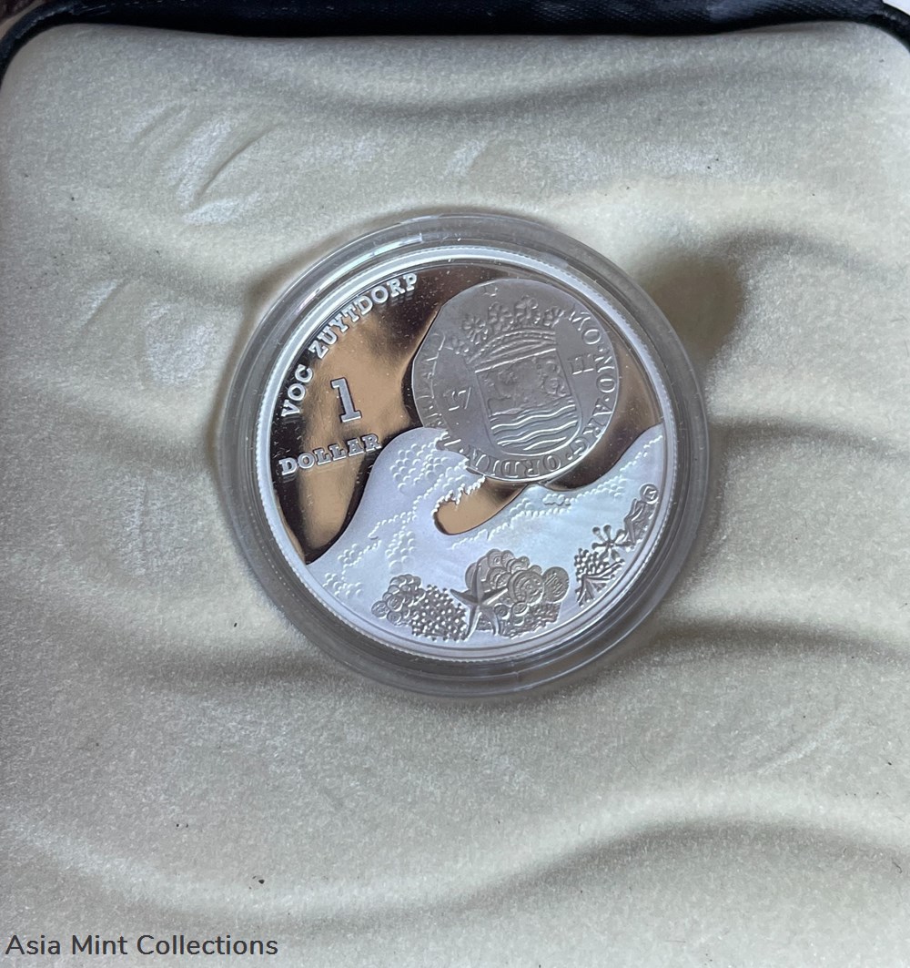 2011 - Zuytdorp Shipwreck $1 fine silver proof coin 2 coins ingots bullion 2011 zuytdorp shipwreck 1 fine silver proof coin