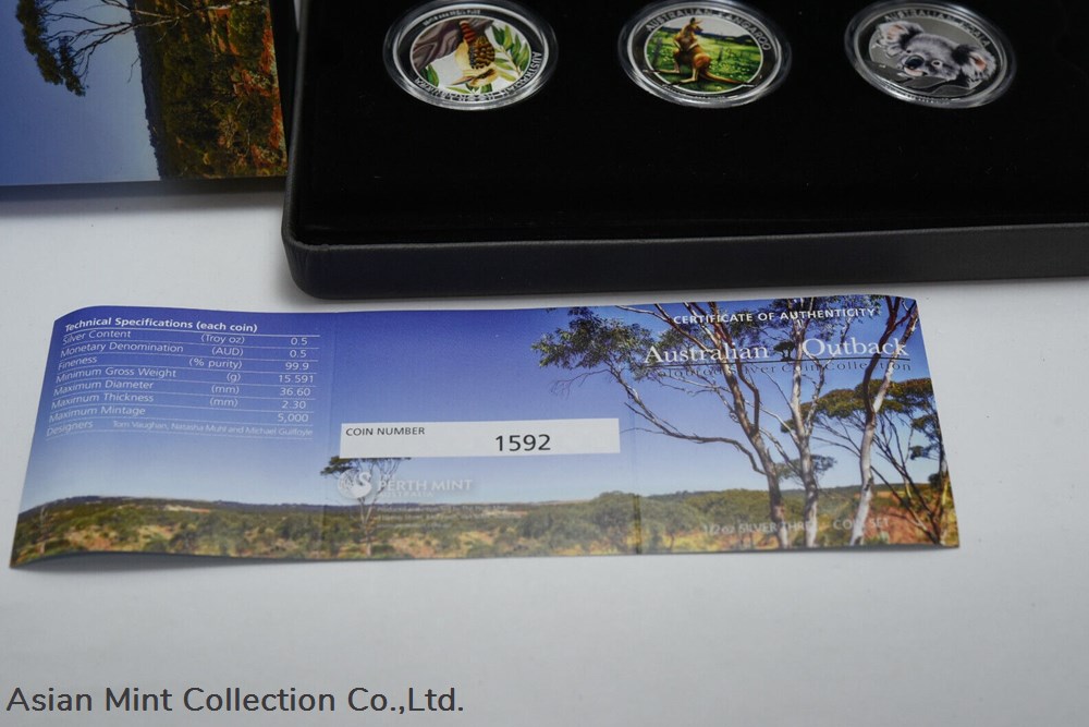 2014 3 x 1/2oz Silver Collection - AUSTRALIAN OUTBACK 3 coins ingots bullion coin 2014 3 x 1 2oz silver collection australian outback