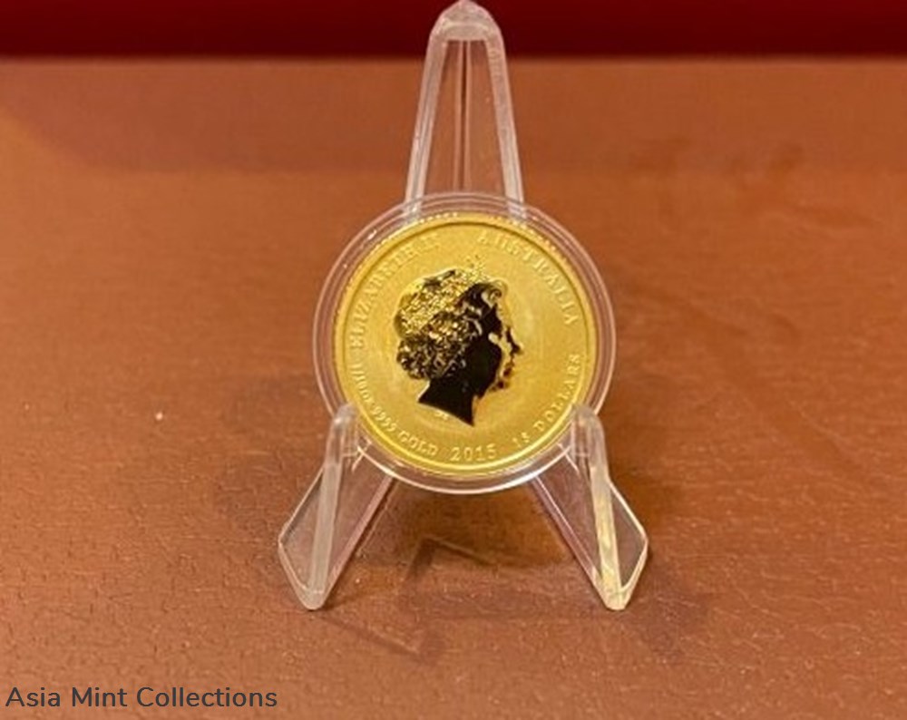 2015 Australia $15 (Series II) Lunar Goat 1/10oz Gold Coin 4 coins ingots bullion 2015 australia 15 series ii lunar goat 1 10oz gold coin