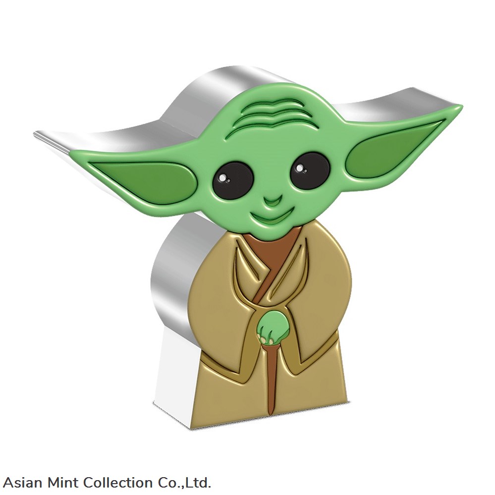 2022 - Star Wars™ – Yoda™ 1oz Silver Chibi® Coin coins ingots bullion 2022 star wars yoda 1oz silver chibi coin